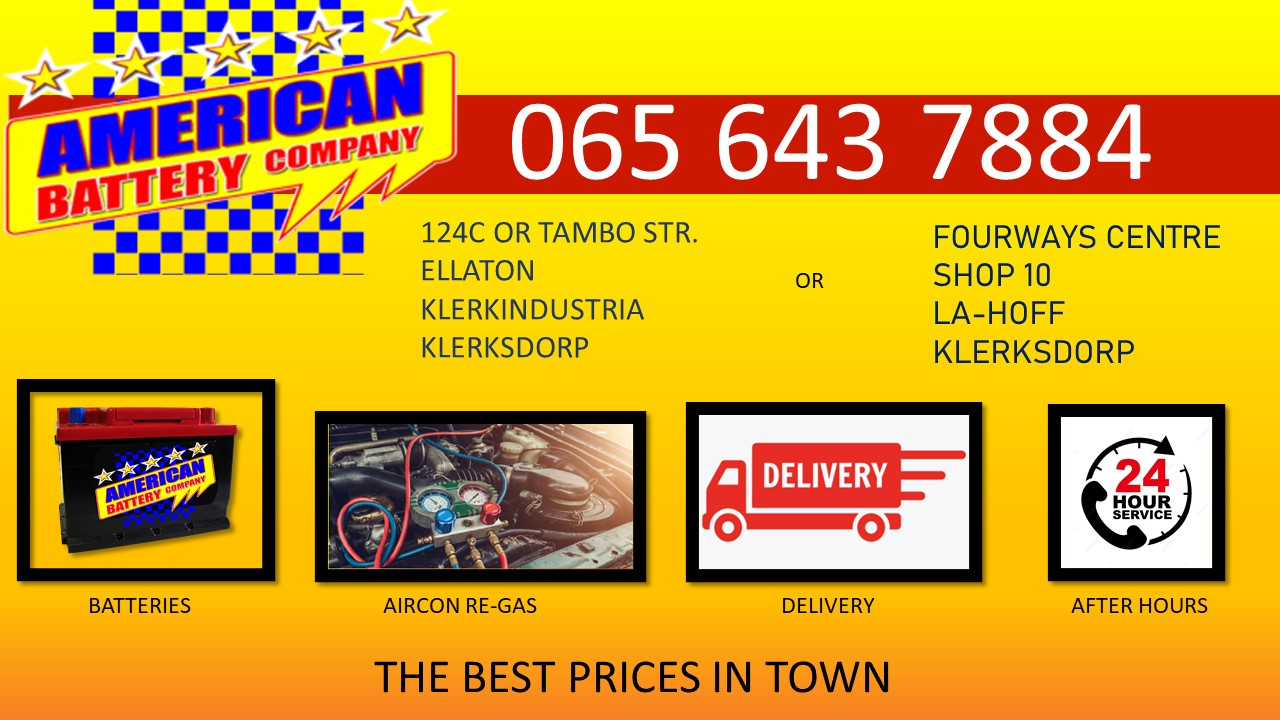 AMERICAN BATTERY KLERKSDORP